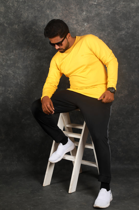 Gold Premium Mustard Yellow Full Sleeve T Shirt