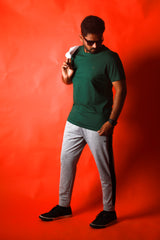 Gold Premium Green Half Sleeve T Shirt