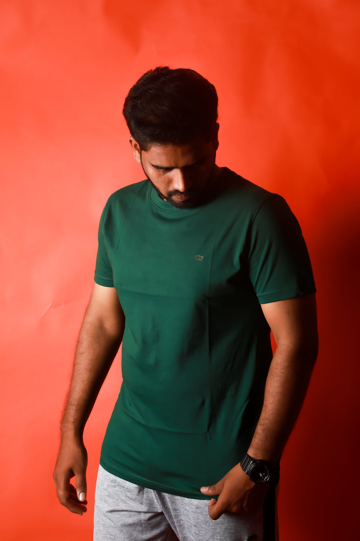 Gold Premium Green Half Sleeve T Shirt