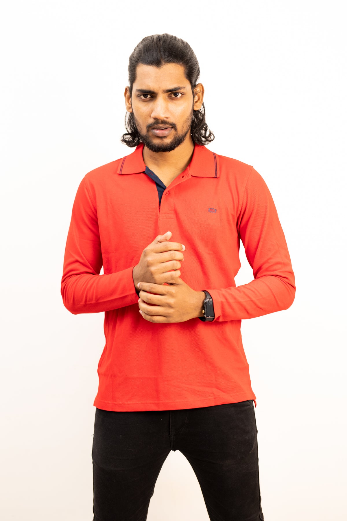 Tipping Full Hand Premium Collared Tshirt