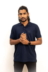 Plain Half Hand Premium Collared Tshirt