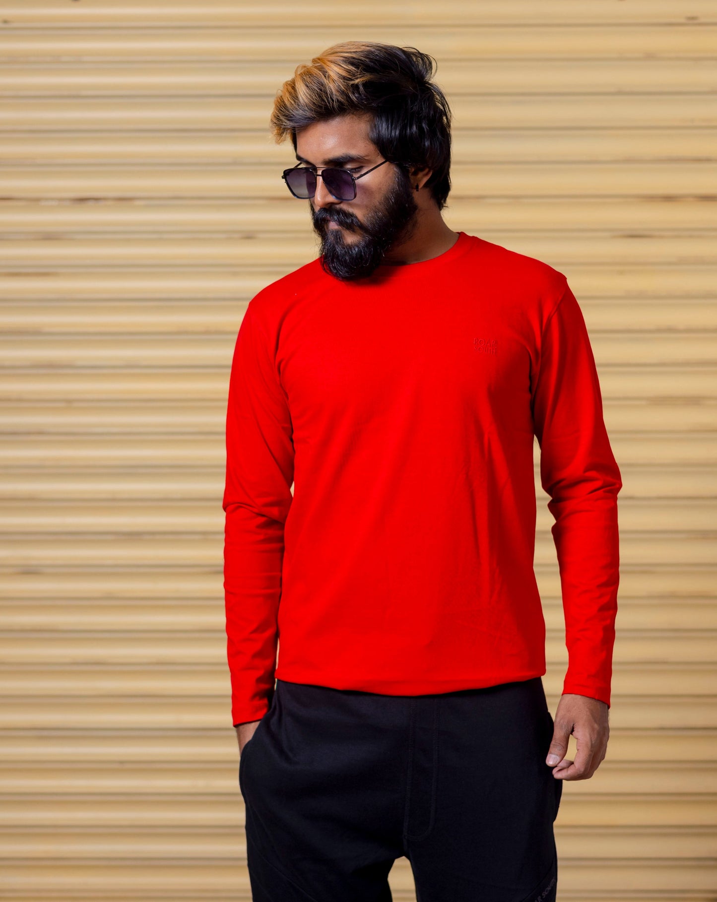 New Premium Red Full Sleeve T Shirt