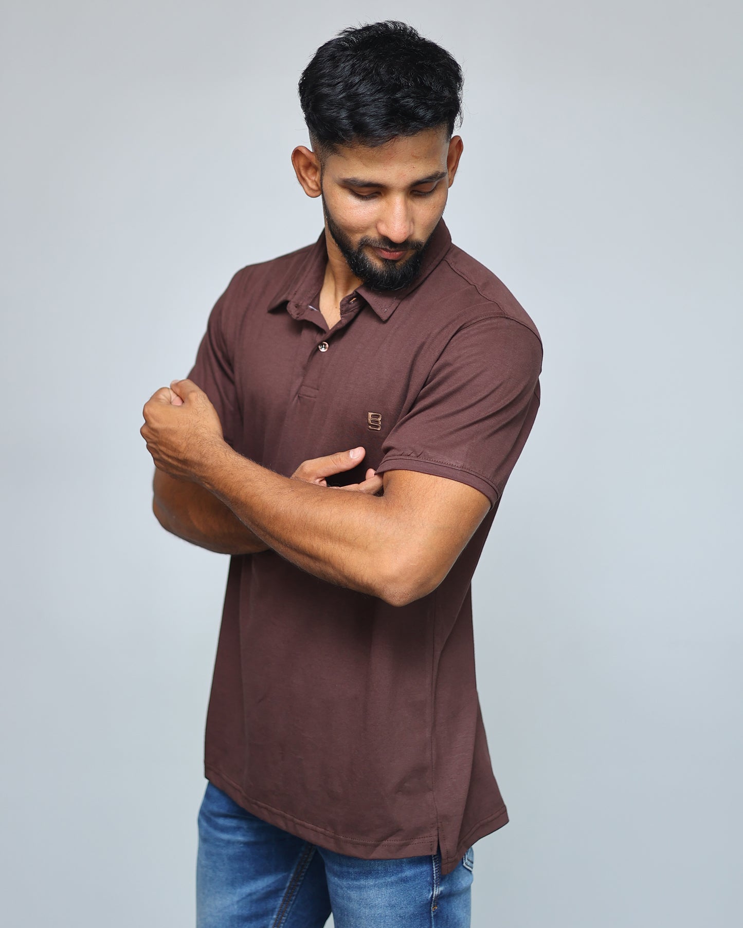 Summer Elite Half Hand Polo T-Shirt